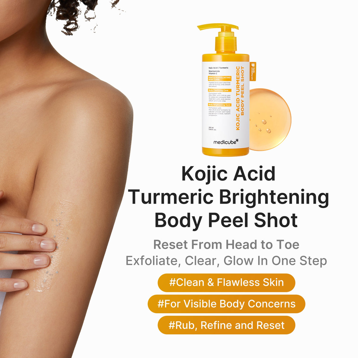 MEDICUBE — Kojic Acid Turmeric Body Peel Shot