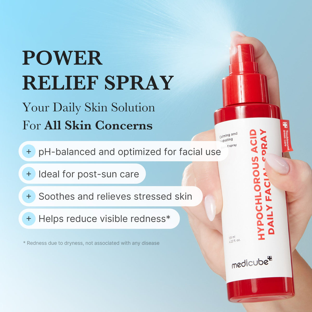 MEDICUBE — Hypochlorous Acid Power Soothing Spray