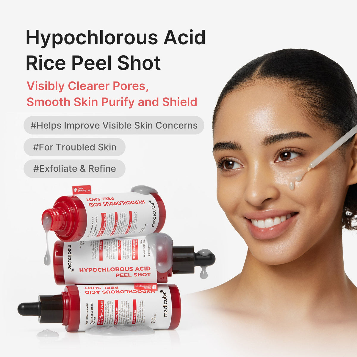 MEDICUBE — Hypochlorous Acid Rice Peel Shot