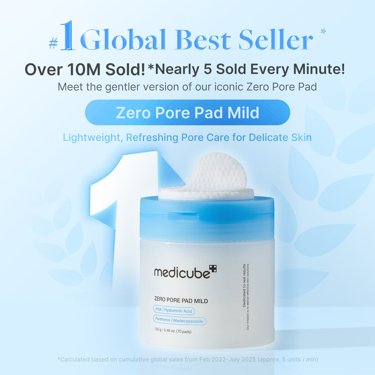 MEDICUBE — Zero Pore Madecassoside Pads (Mild)