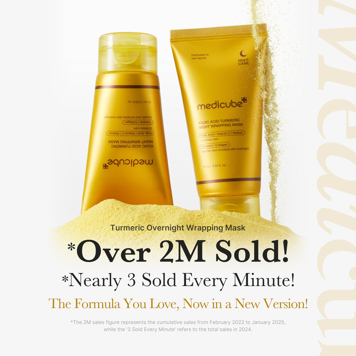 MEDICUBE — Kojic Acid Turmeric Overnight Wrapping Mask