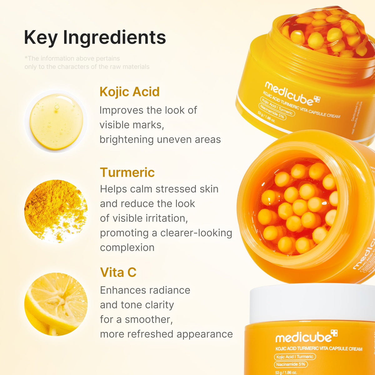 MEDICUBE — Kojic Acid Turmeric Vita Capsule Cream