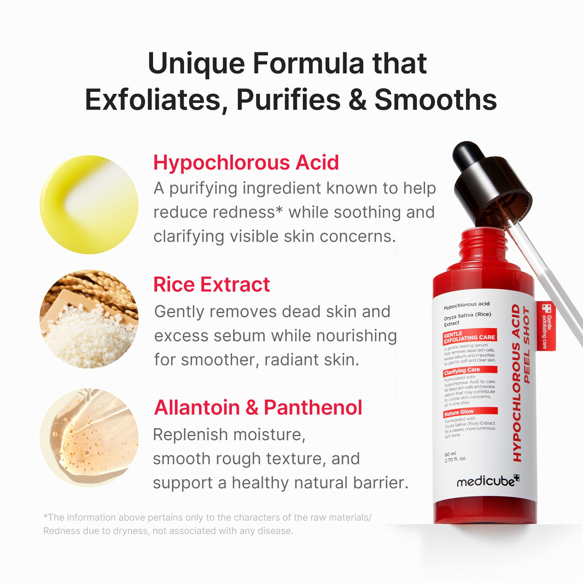 MEDICUBE — Hypochlorous Acid Rice Peel Shot