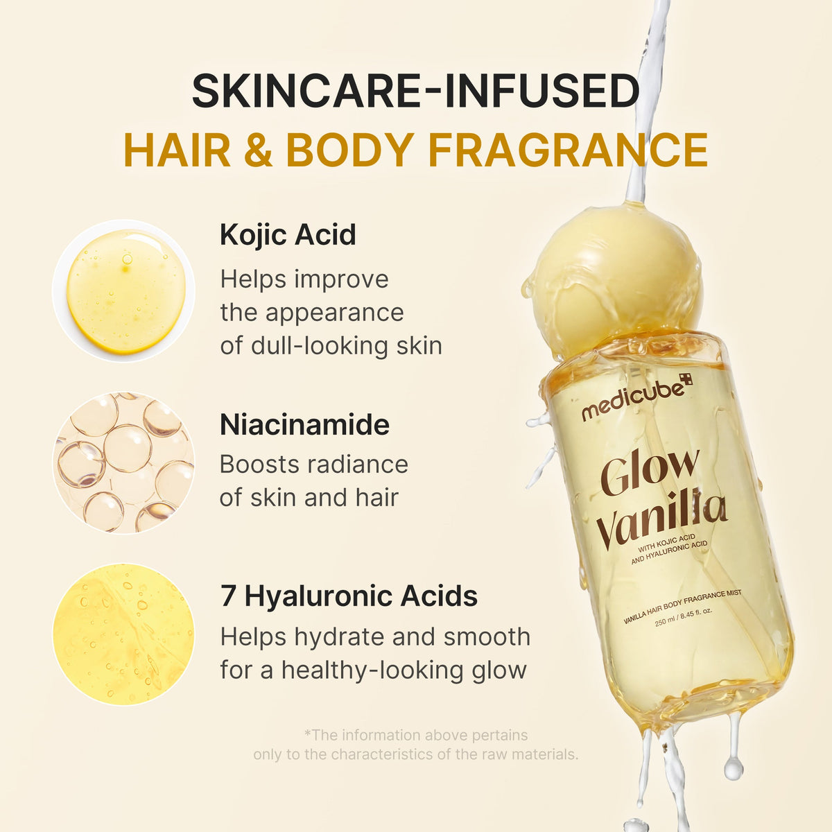 MEDICUBE — Glow Vanilla Hair & Body Fragrance Mist