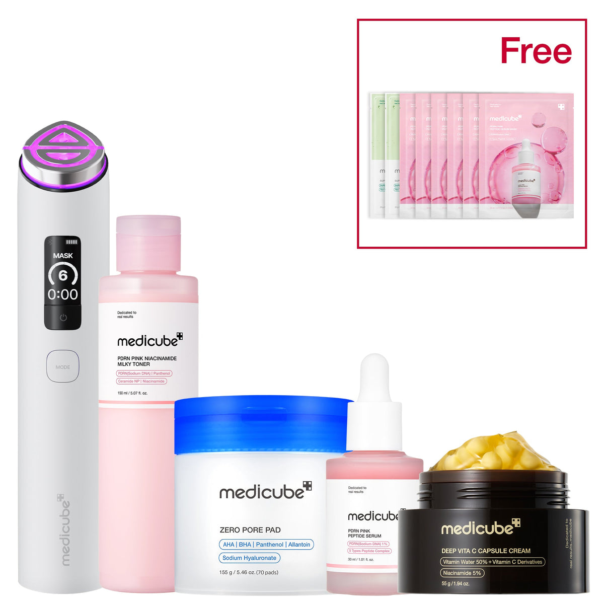 MEDICUBE — No.1 Best Dewy Glow Set White
