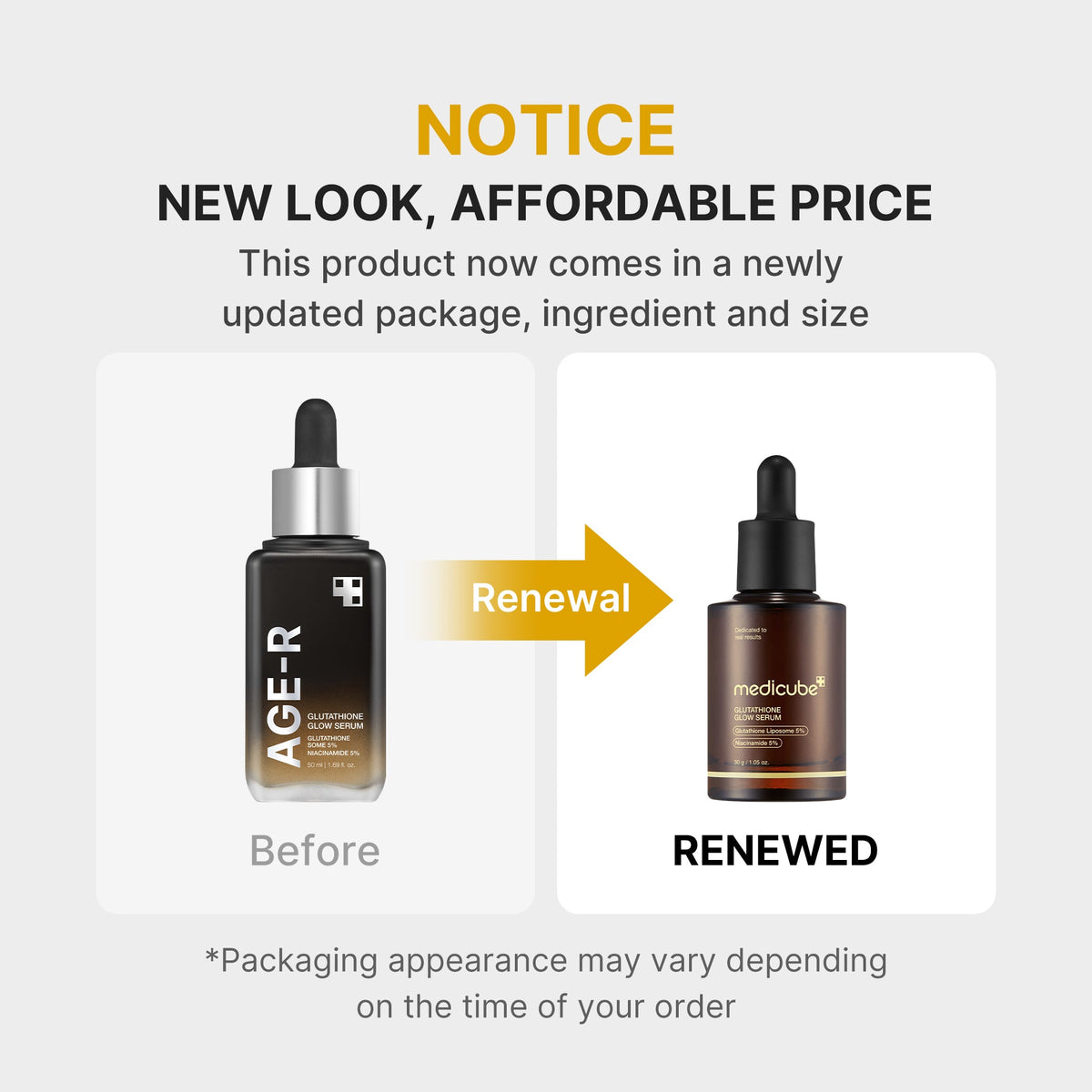 MEDICUBE — AGE-R Glutathione Glow Serum