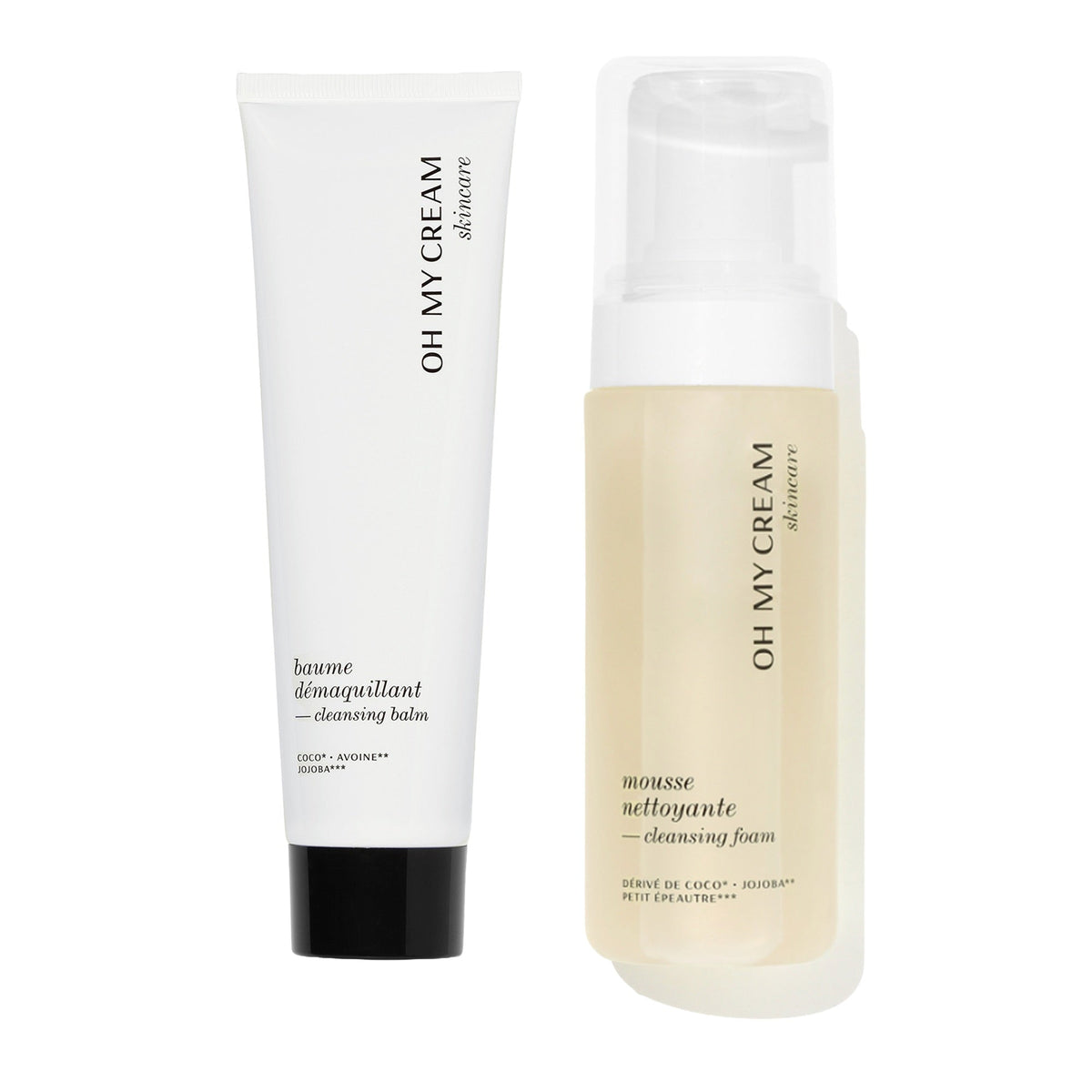 Oh My Cream Skincare — Le double nettoyage Baume et Mousse