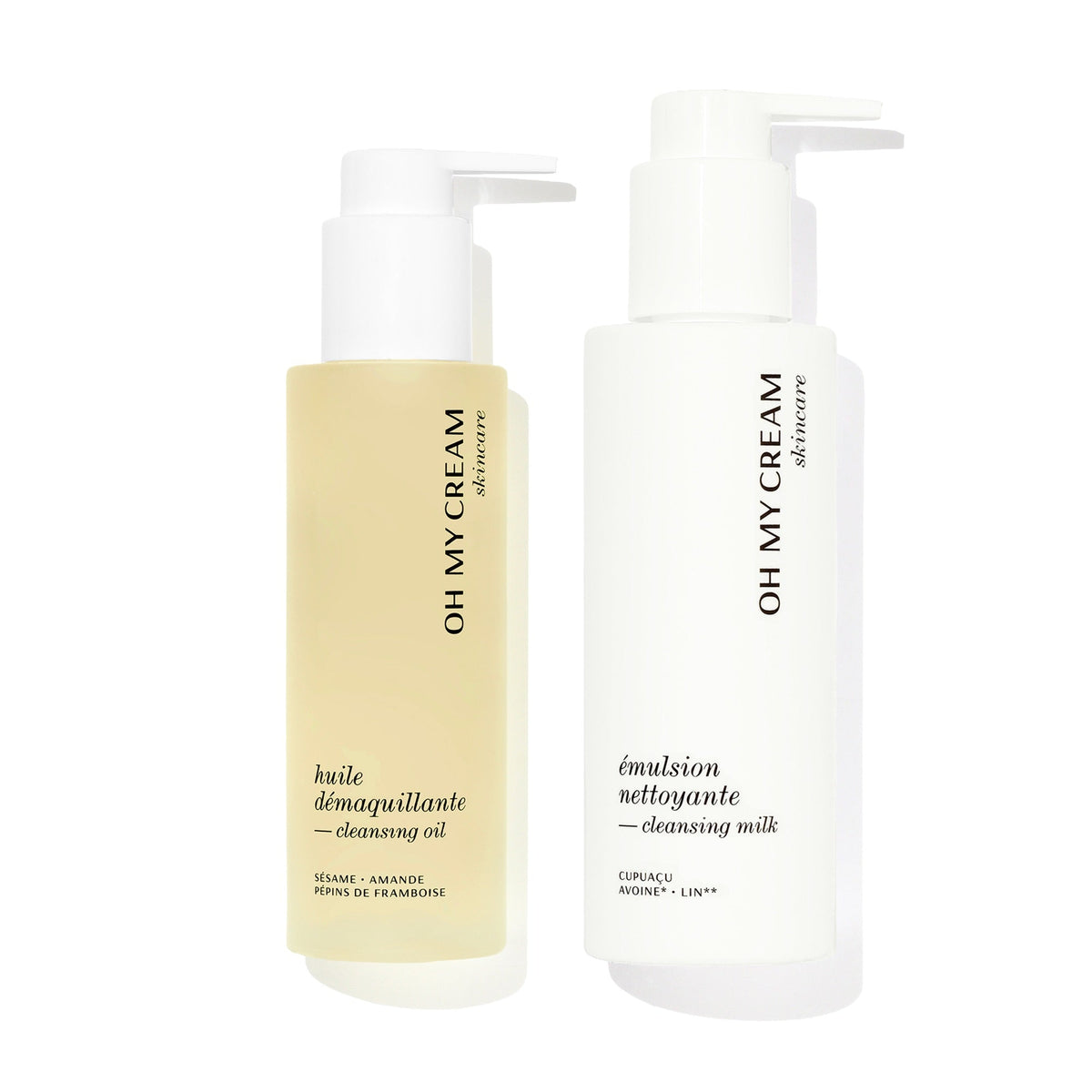 Oh My Cream Skincare — Le double nettoyage Huile et Émulsion