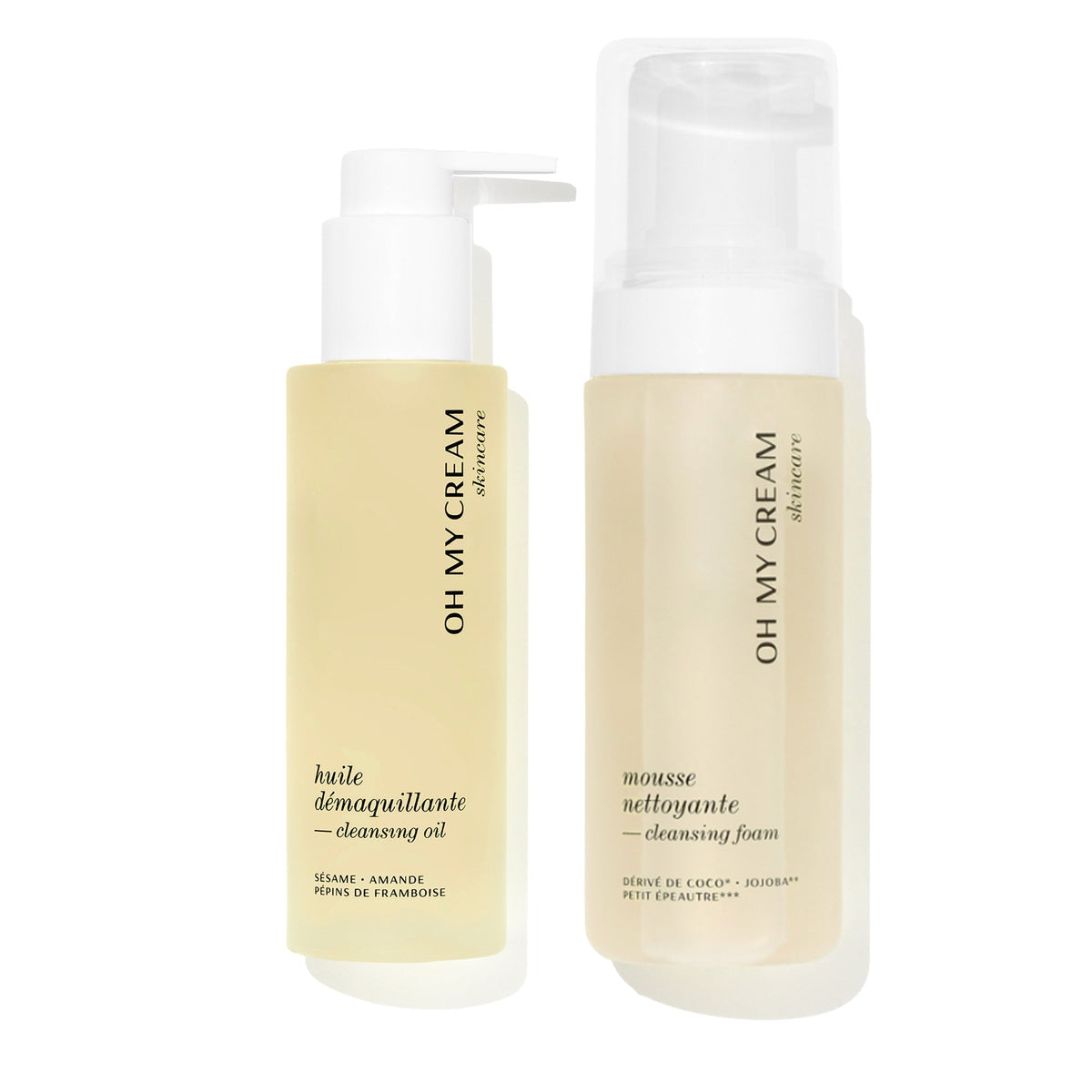 Oh My Cream Skincare — Le double nettoyage Huile et Mousse