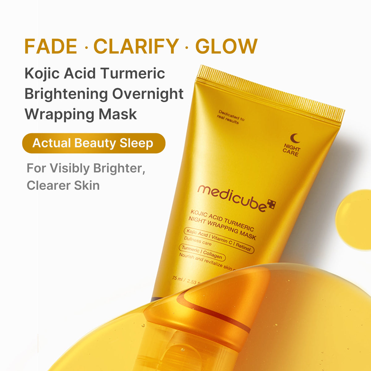 MEDICUBE — Kojic Acid Turmeric Overnight Wrapping Mask
