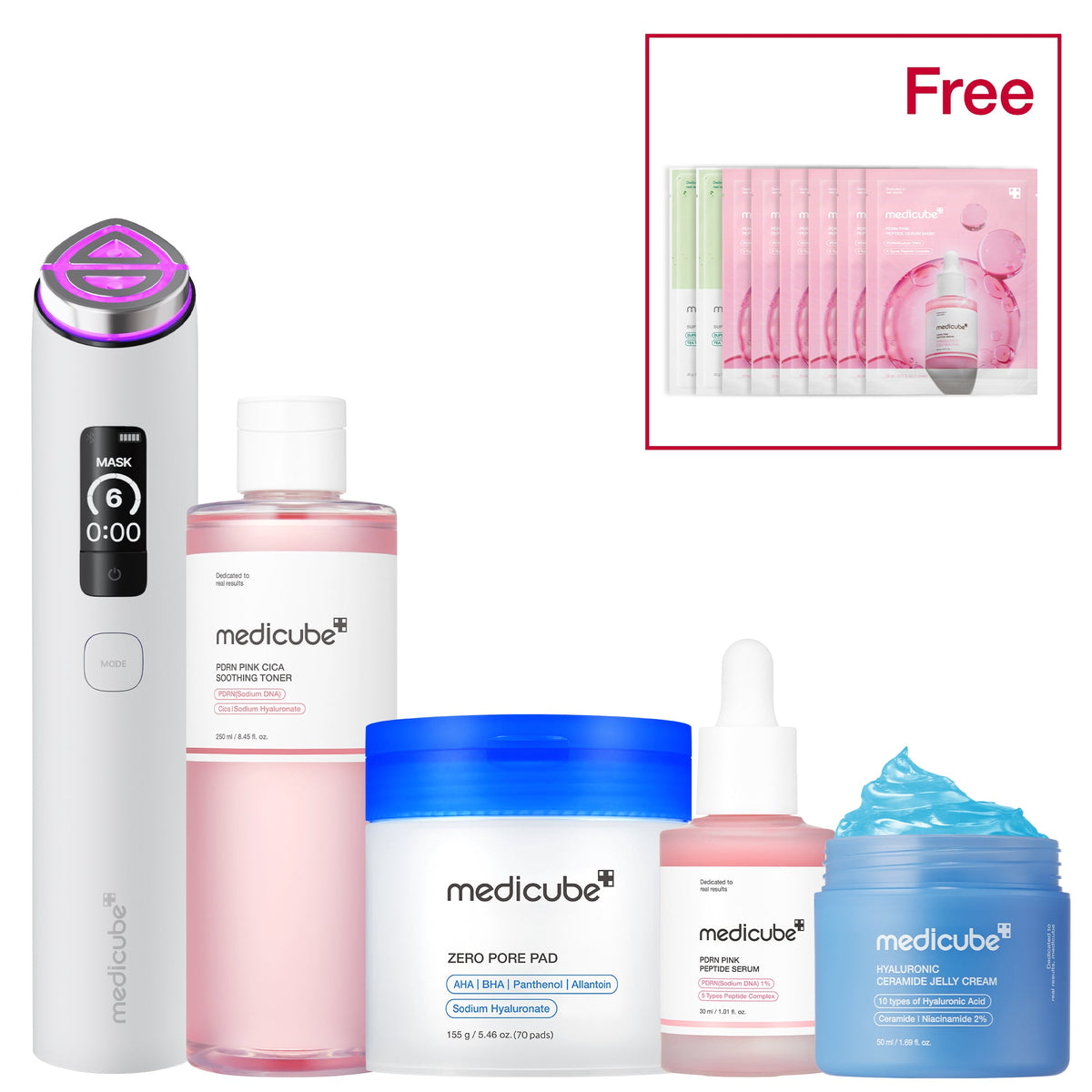 MEDICUBE — No.1 Best Dewy Glow Set White