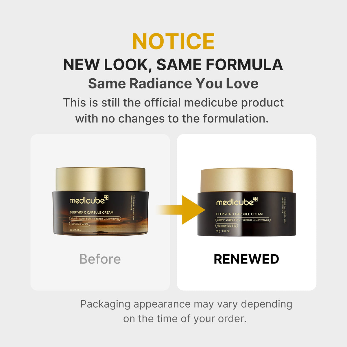 MEDICUBE — Deep Vita C Capsule Cream