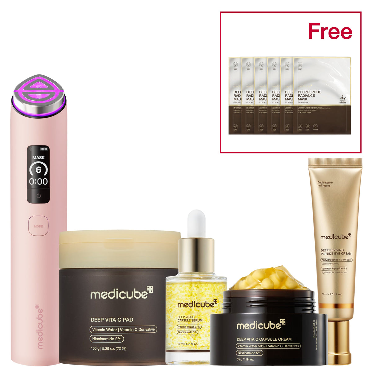 MEDICUBE — Deep Vita 2X Radiance Set