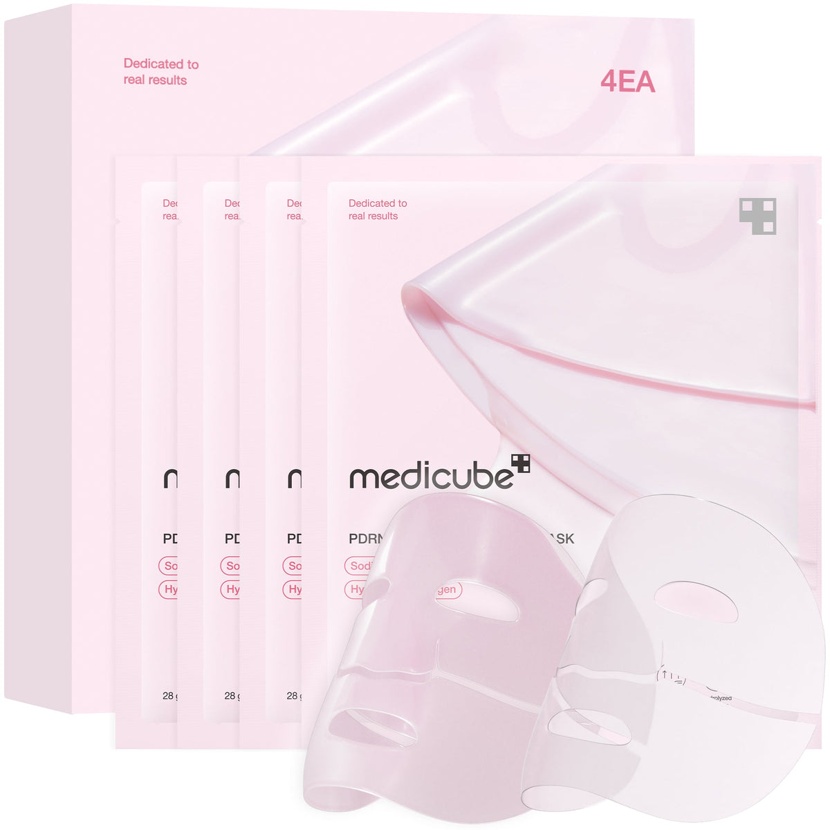 MEDICUBE — Salmon PDRN Pink Collagen Jelly Gel Mask (4ea)