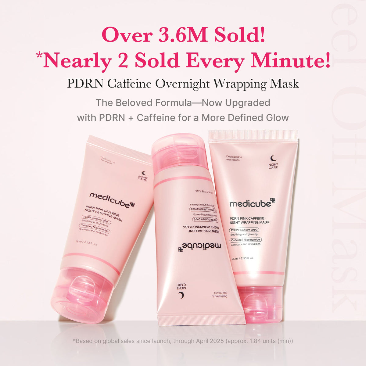 MEDICUBE — PDRN Pink Caffeine Overnight Wrapping Mask