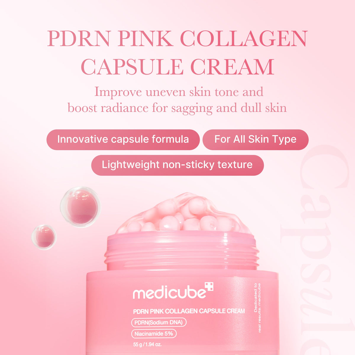 MEDICUBE — PDRN Pink Collagen Capsule Cream