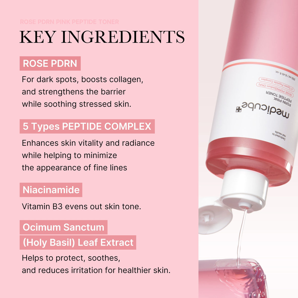 MEDICUBE — PDRN Pink Peptide Toner