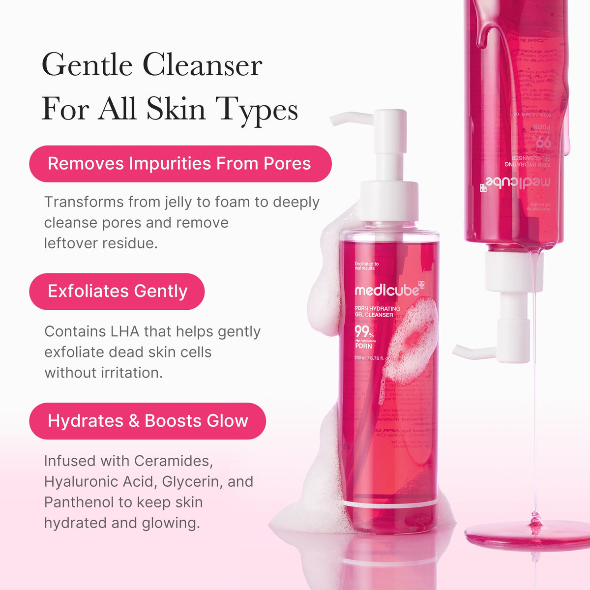 MEDICUBE — PDRN Pink Gel Cleanser